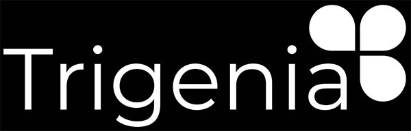 Logo di Trigenia, azienda che Fluido Factory ha aiutato per la propria comunicazione aziendale