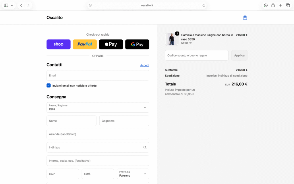 Come progettare un eCommerce che converte_carrello