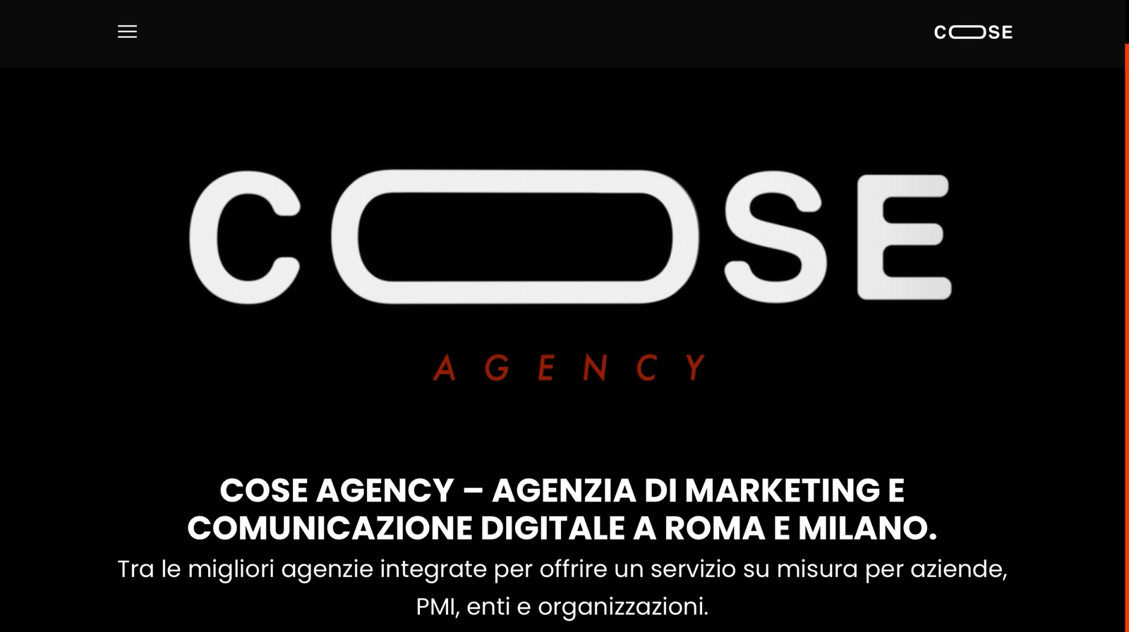 Strategia di digital marketing omnicanale e sviluppo taylor-made di Cose Agency Roma