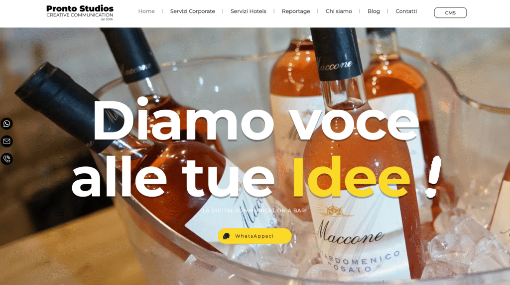 Migliori agenzie eCommerce Marketing Bari 2026_PRONTO STUDIOS