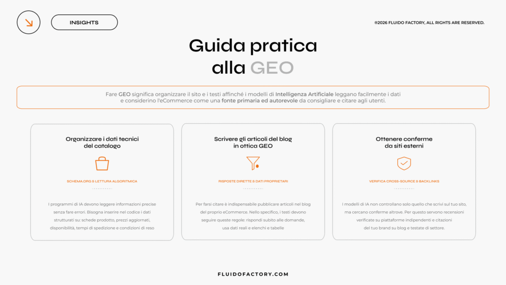 Guida pratica alla GEO