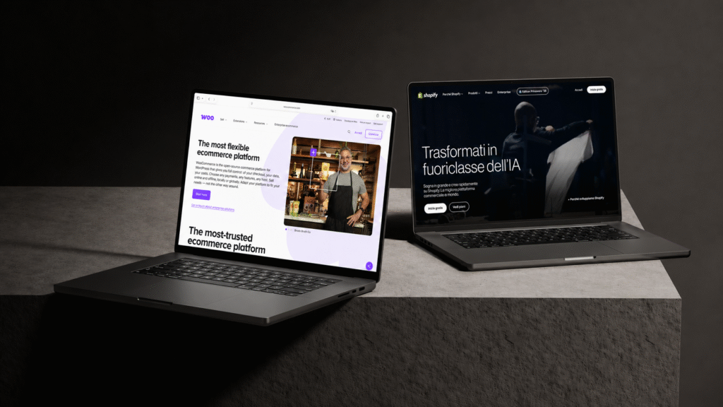 Shopify o WooCommerce? Quale piattaforma scegliere nel 2026